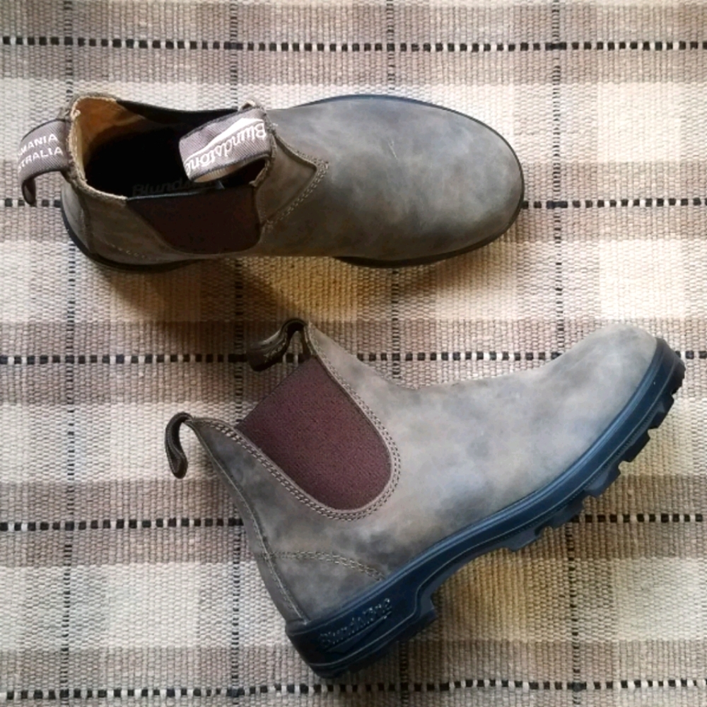 Blundstone Chelsea Leather Boots Rustic Brown 585